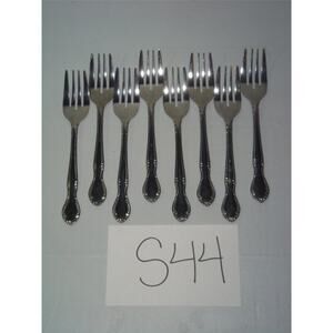 8 Delco Melinda Salad Forks Stainless Japan Glossy - 0213S44